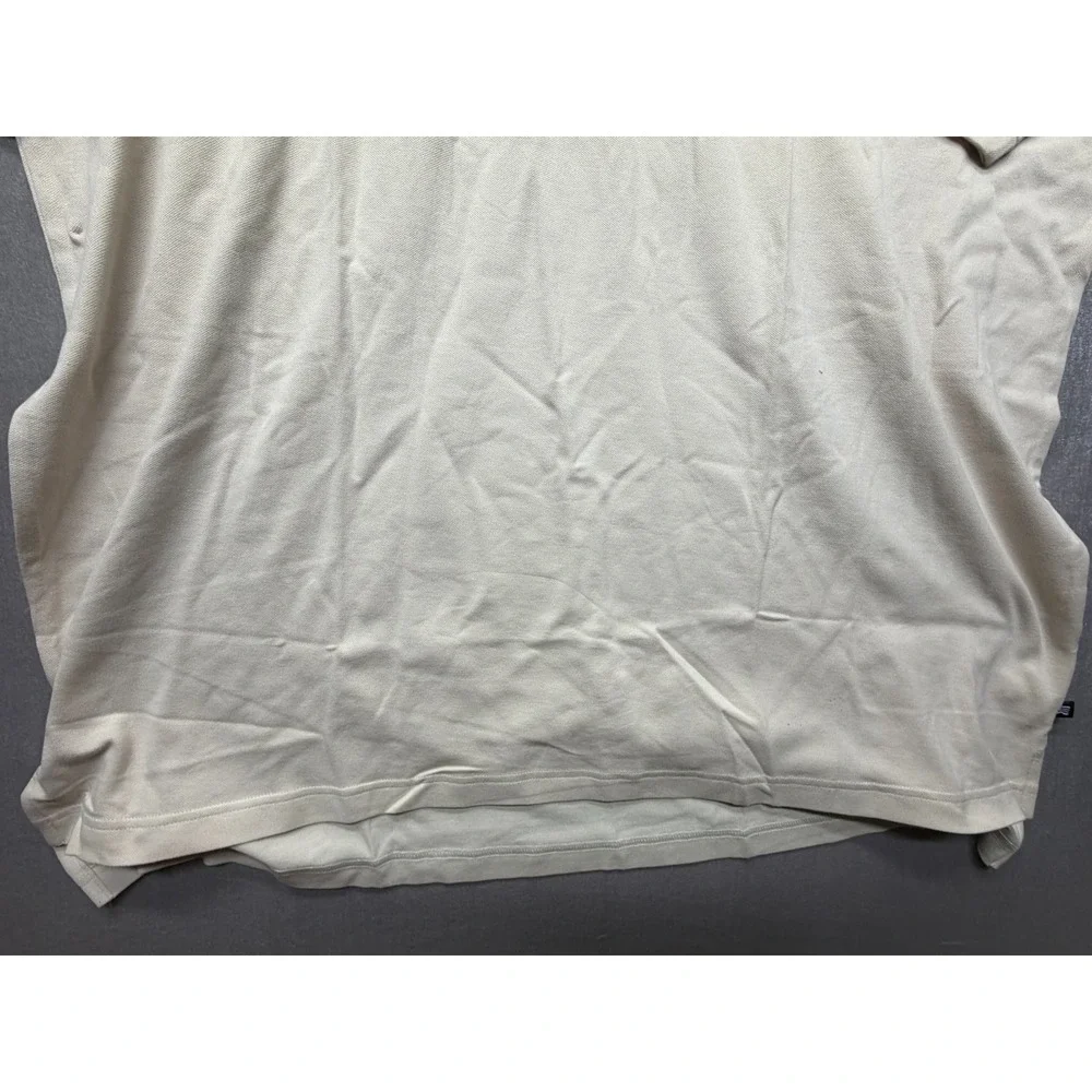 NWT Adidas Rayosan Golf‎ Polo Shirt Beige 2XL UPF 35+ 80's Two Ply